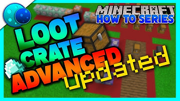 How To Make An Advanced Server Crate UI Using Commands! On Minecraft Bedrock Edition!