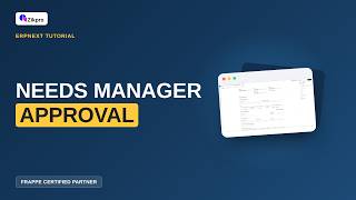 Purchase Order Approval Workflow in ERPNext (No Code)