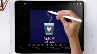 Steaming Coffee Animation in Procreate 5