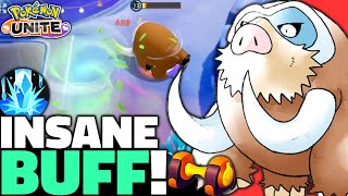 Pokémon Unite Mamoswine Build That MAXIMISES The BUFF!😳 (Master Gameplay & Held Items)