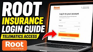 How to login to Root Insurance for telematics policy access - Quick Tutorial
