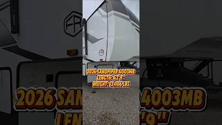 2026 Sandpiper 4003MB. Mid-bunk with large windows. #kurtthervdude #owensbororv #rvlife #camper