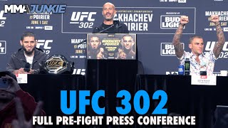 UFC 302 Full PreFight Press Conference: Makhachev vs. Poirier, Strickland vs. Costa HEAT UP