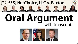 Oral Argument: NetChoice, LLC v. Paxton
