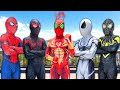SPIDER-MAN vs VILLAIN World Story | New FIRE-SUPERHERO is Kind ??? ( Amazing Stunts Action )