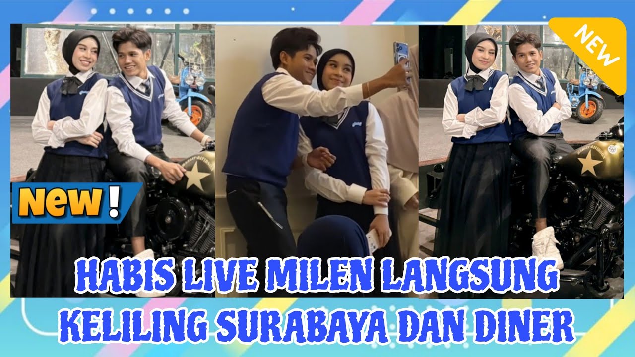 MILEN DINER DAN KELILING SURABAYA TENGAH MALAM MENIKMATI WAKTU BERSAMA 