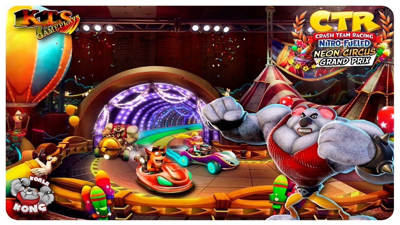 CRASH TEAM RACING NITRO FUELED. | #3: NEON CIRCUS GRAND PRIX CHALLENGE VS BLONDELYNA. [MULTIJUGADOR]