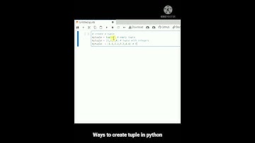 Tuple in python | tuple tutorials python | tuple function in python, 60M+ views