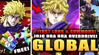 *NEW* GLOBAL JOJO GAME IS COMING! FIRST LOOK GAMEPLAY & SUMMONS! (Jojo Ora Ora Overdrive)