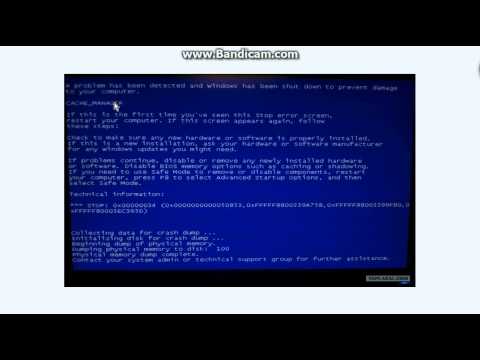 "Синий экран смерти" на windows 7 решение проблемы