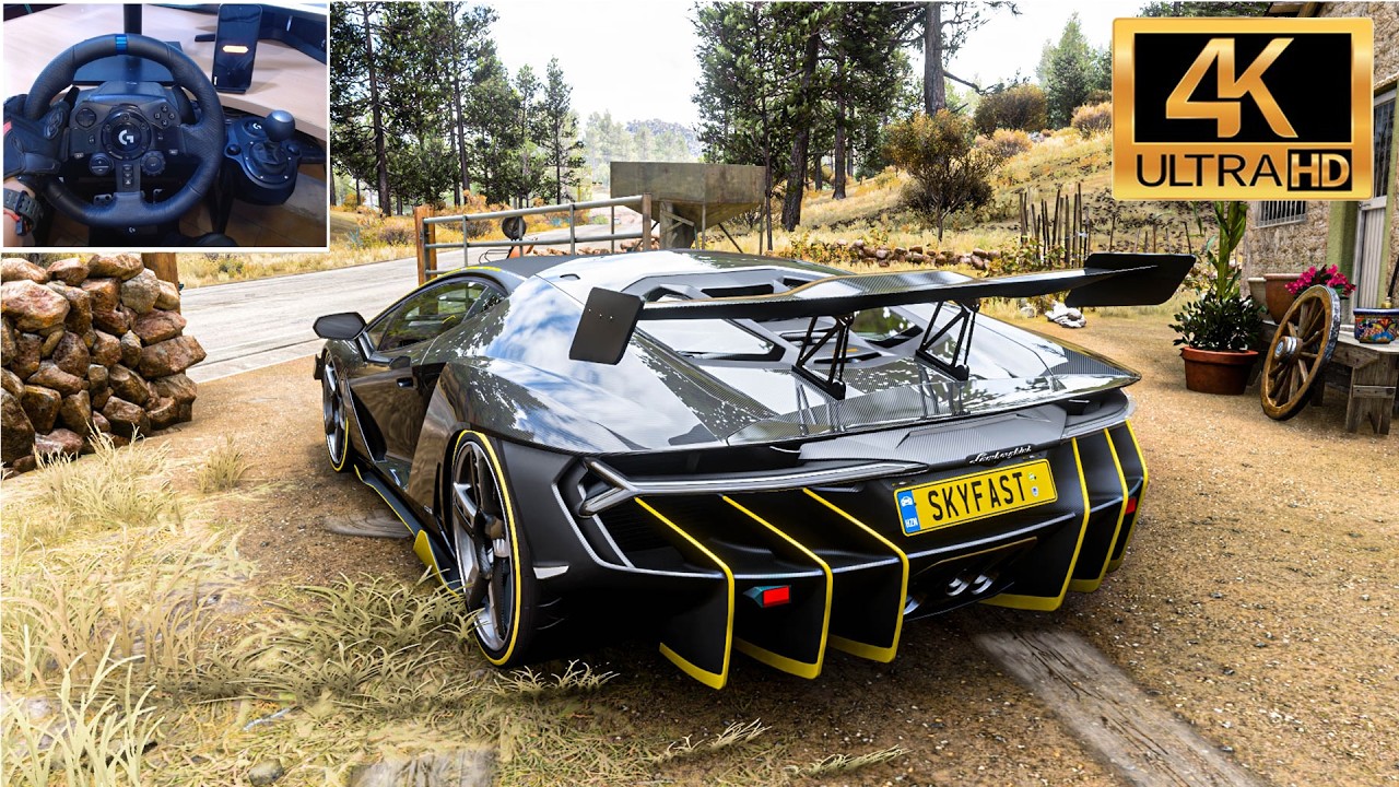1175HP Lamborghini CENTENARIO - Forza Horizon 5 | Logitech G923 Steering Wheel