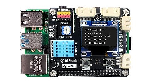 【01Studio】RaspberryPi 4B Python Development Board (RaspberryPi 4B Platform)