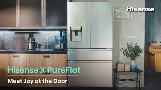 Hisense X PureFlat Series RefrigeratorMeet Joy at the Door | French Door