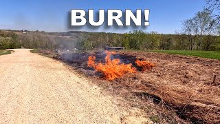 Burning the Ditch Garden and Tall Grass Prairie
