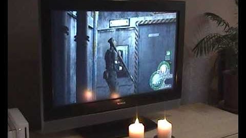 Candles being used as Wii Sensor Bar