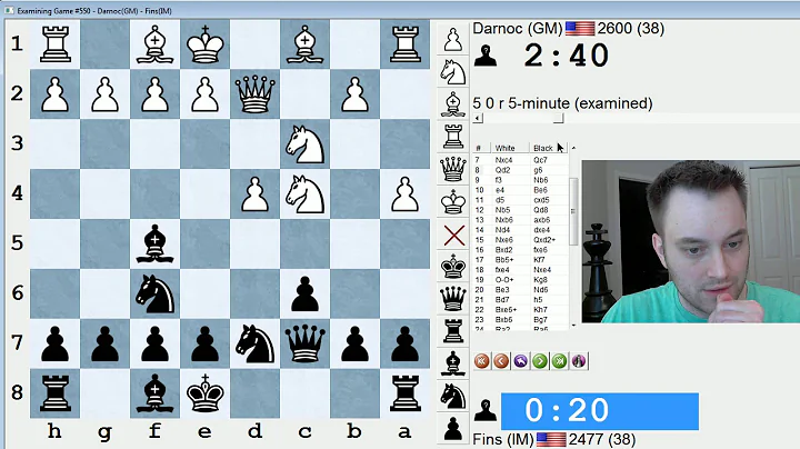 Blitz Chess #425: GM Conrad Holt vs. IM Bartholome...