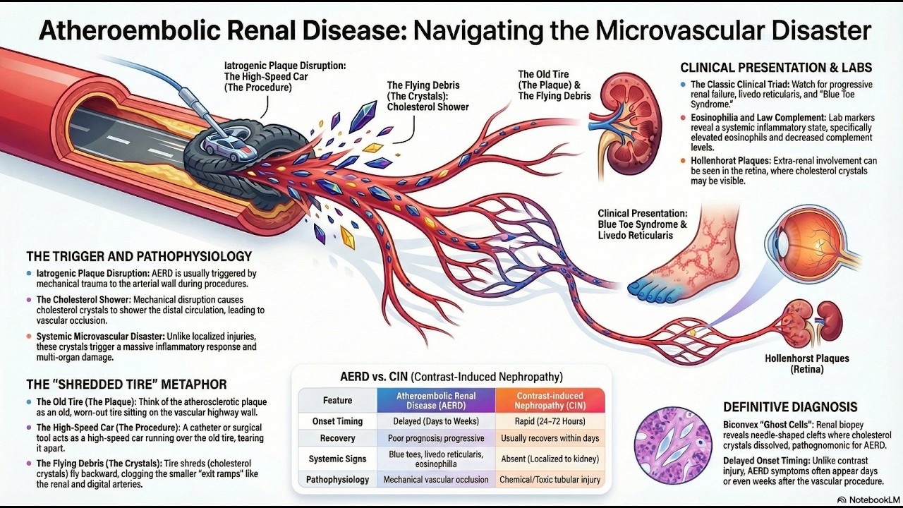 Atheroembolic Disease: Blue Toe Syndrome & Renal Failure - YouTube