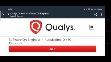 Qualys Off Campus Drive 2021 | Software Engineer | BE/B.Tech/ME/M.Tech – CSE,IT,ECE