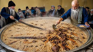 100KG Giant Afghan Sher Pulao Cooking | Unique Traditional Pulao Recipe in Afghanistan|mazar street  screenshot 2