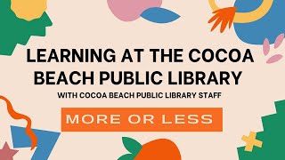 More or Less?  Kindergarten Readiness with Cocoa Beach Library