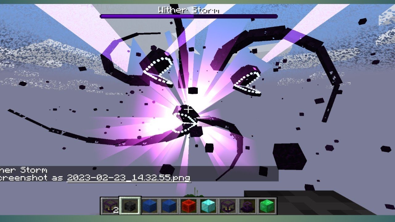 Minecraft wither storm mode by tazo! - YouTube