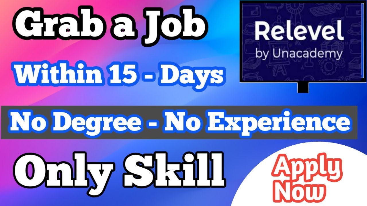 Latest Job Vacancy In India Jobs Vacancy Unacademy Relevel Test