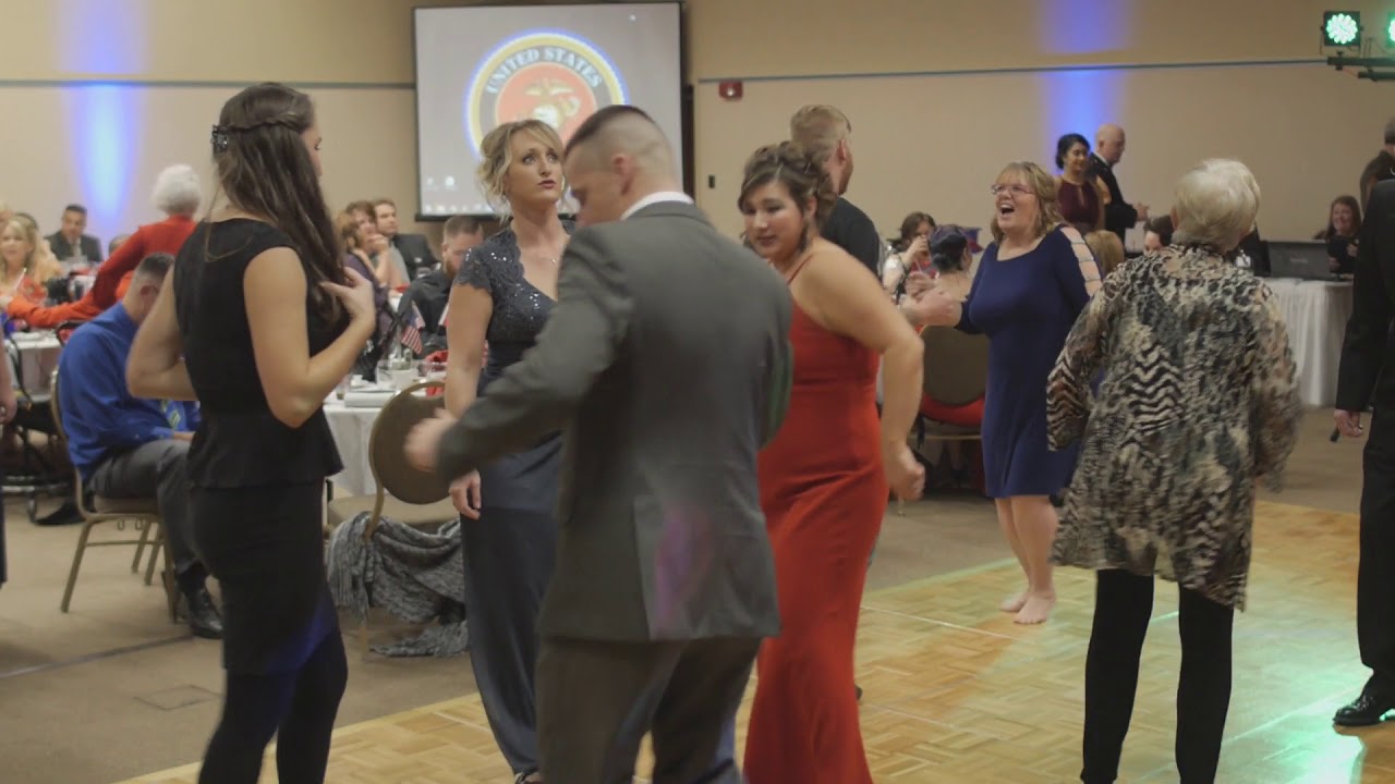 03 242 Marine Corps. Birthday Ball Dancing 2017 YouTube