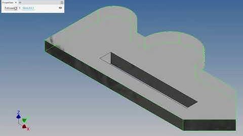 Inventor 2020 - Extrude