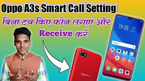 Oppo A3s Smart Call Setting / Oppo A3s Call Settings / How To Enable Smart Setting In Oppo A3s.