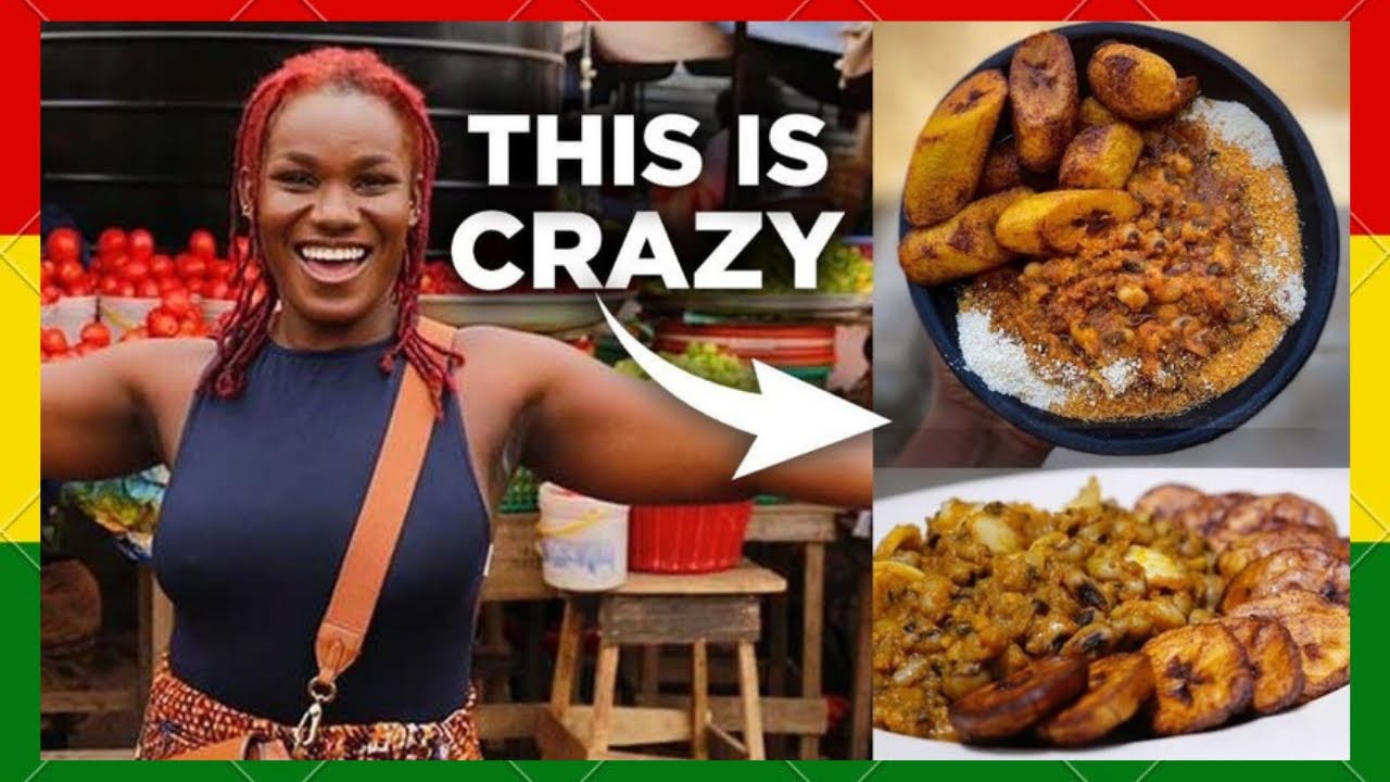 OMG 3 DOLLARS GOT ME ALL THIS IN A GHANAIAN MARKET/A Traditional