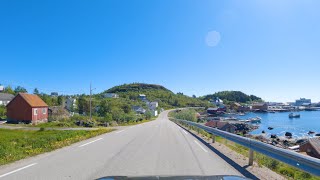 Driving In Norway   I Lofoten To Moskenes Ferry  Lofoten Islands  4k60