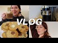 a cosy vlog: baking, prepping for vlogmas + i got a new coffee machine!