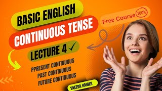 Present past futo Continuous Tense- English start from basic with #SH