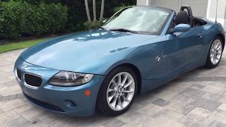 2005 BMW Z4 2.5i Roadster Review and Test Drive by Bill - Auto Europa Naples