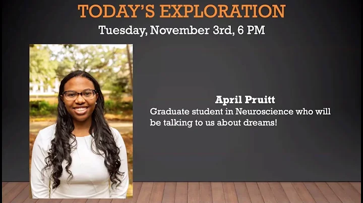 The Science of Dreams with April Pruitt