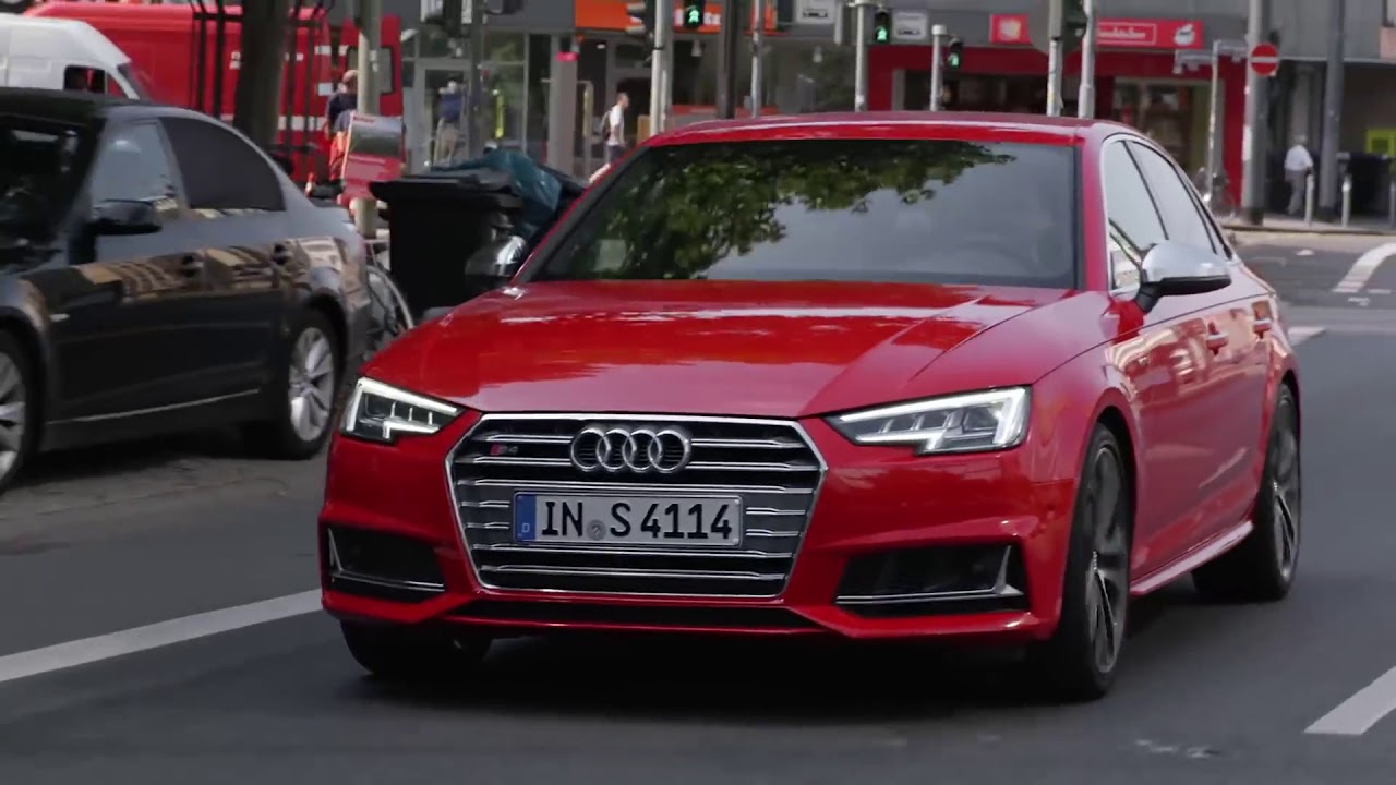 Red Audi S4 Interior, Exterior and Drive - YouTube