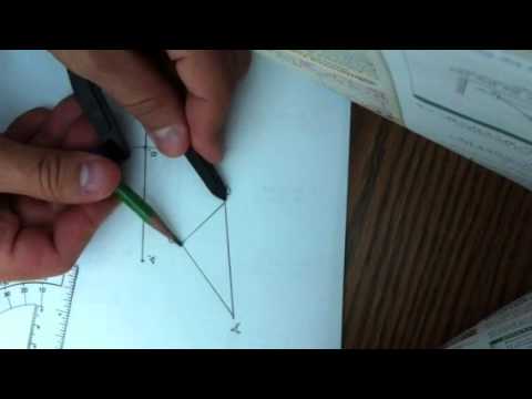 Drawing a congruent triangle using the side-side-side postulate.