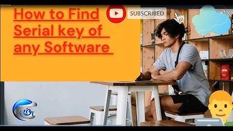 How To Find Serial Key Of Any Software     #software