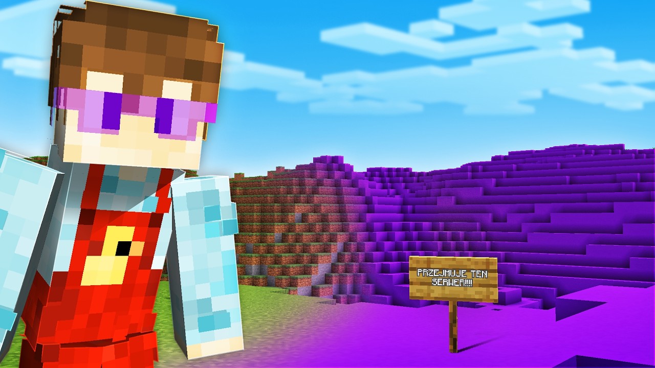 Dlaczego ZAMIENIŁEM CAŁY SPAWN na FIOLETOWO na REBORN SMP...