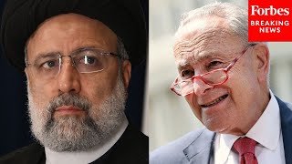 Chuck Schumer Asked If He Supports State Dept. Sending Condolences After Iran President's Death