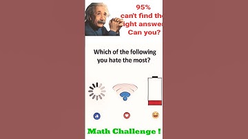 Which of The Following You Hate The Most !🤯🧠 #shorts #maths