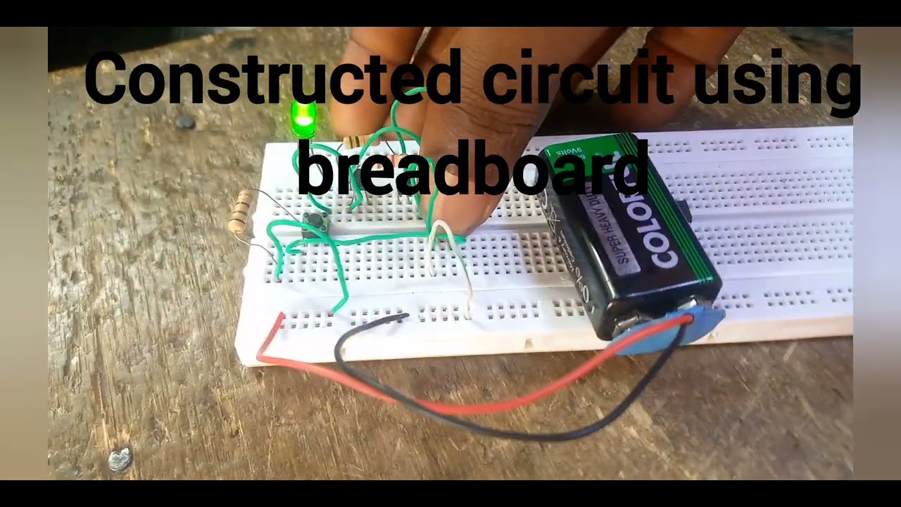 Latch circuit using BC547 and BC548 TRANSISTOR
