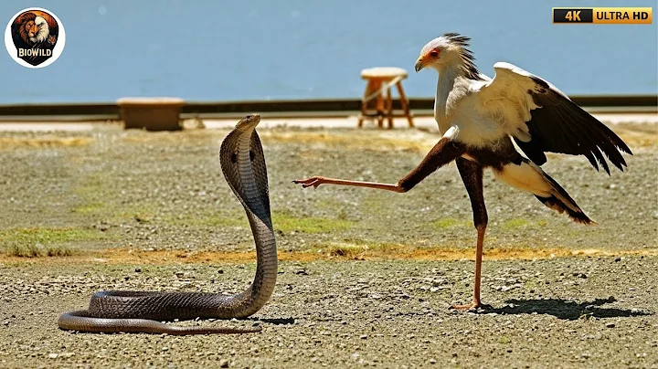 Kung Fu Secretary Bird | Battle Between Secretary Bird vs King Cobra