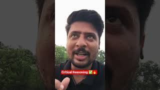 Critical Reasoning 2026 ✅🔥💯 | Best Teacher For Critical Reasoning ✅🔥 |