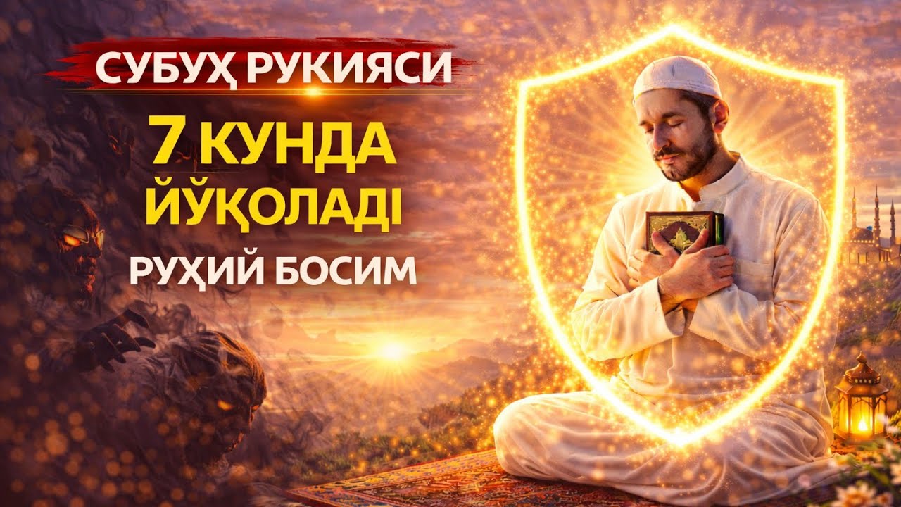 СУБУҲ РУҚИЯСИ – РУҲИЙ БОСИМНИ 7 КУНДА ЙЎҚОТ