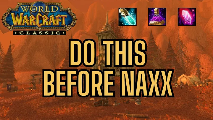 Last Minute Prep For Naxxramas Phase 6 | WoW Classic Anniversary