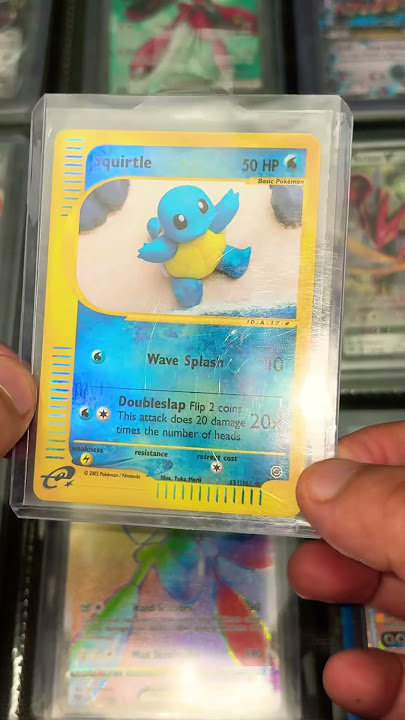 Love squirtle Pokemon cards..