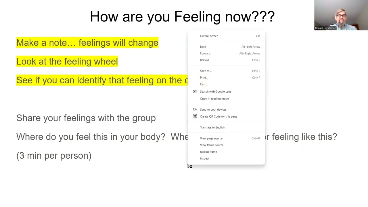Rough video of the 1-hour workshop