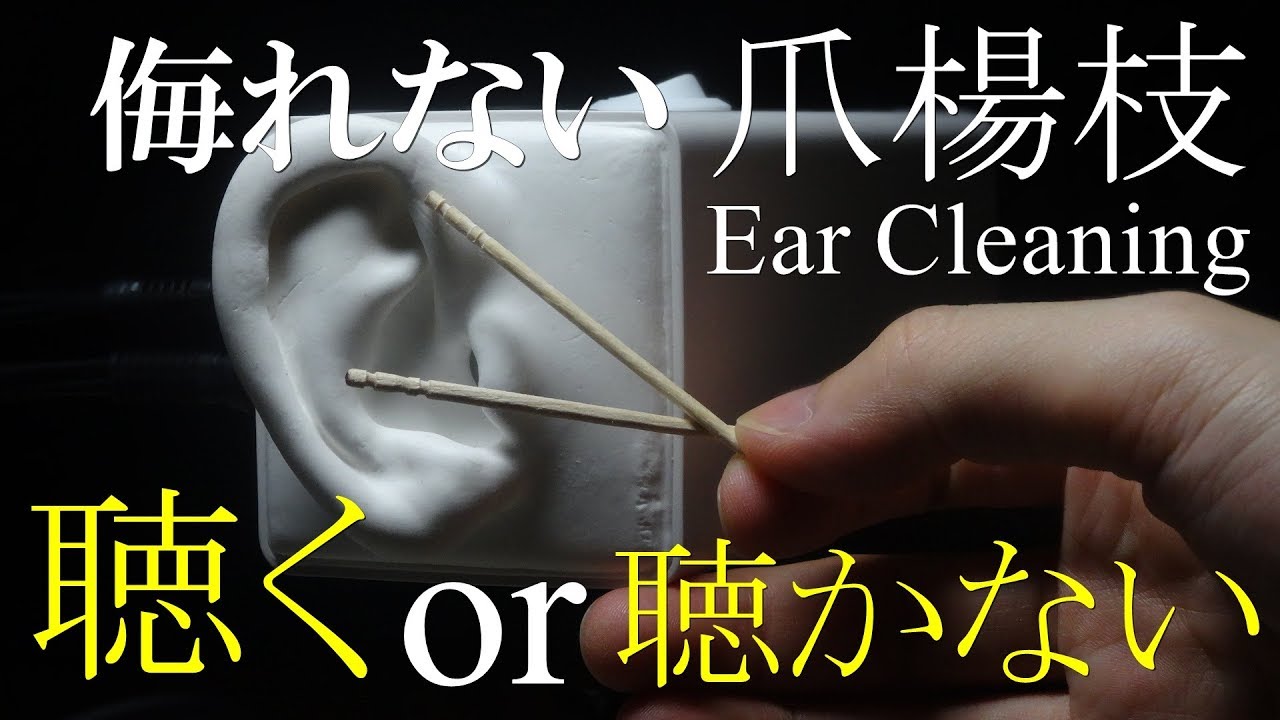 ASMR | 爪楊枝耳かき | Ear Cleaning - Tooth Pick | SR3D
