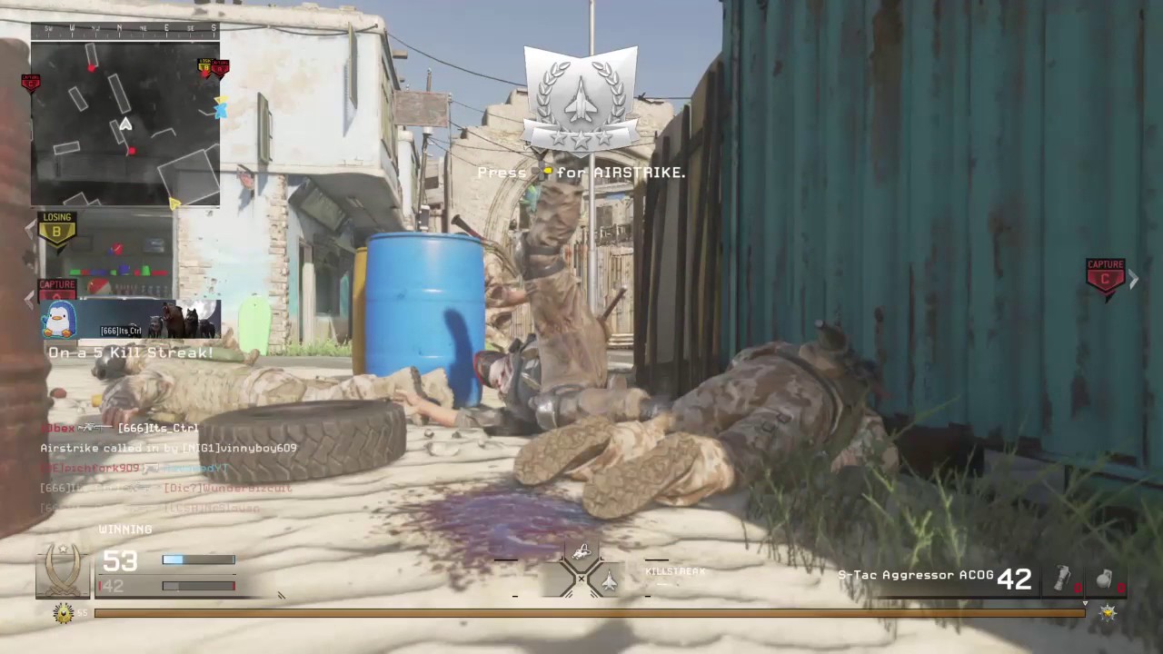 First Ever No Scope Triple New MWR Sniper?